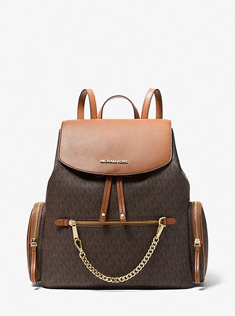 michael kors large jet set backpack black|jet set large logo backpack.